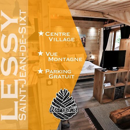 Studio Lessy - Centre Village - Aravistour Saint-Jean-de-Sixt Eksteriør billede